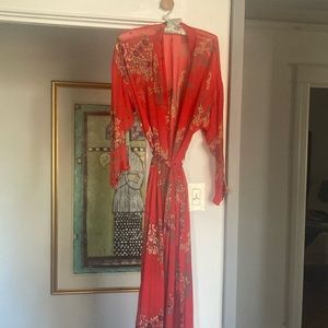 Silk robe/dress